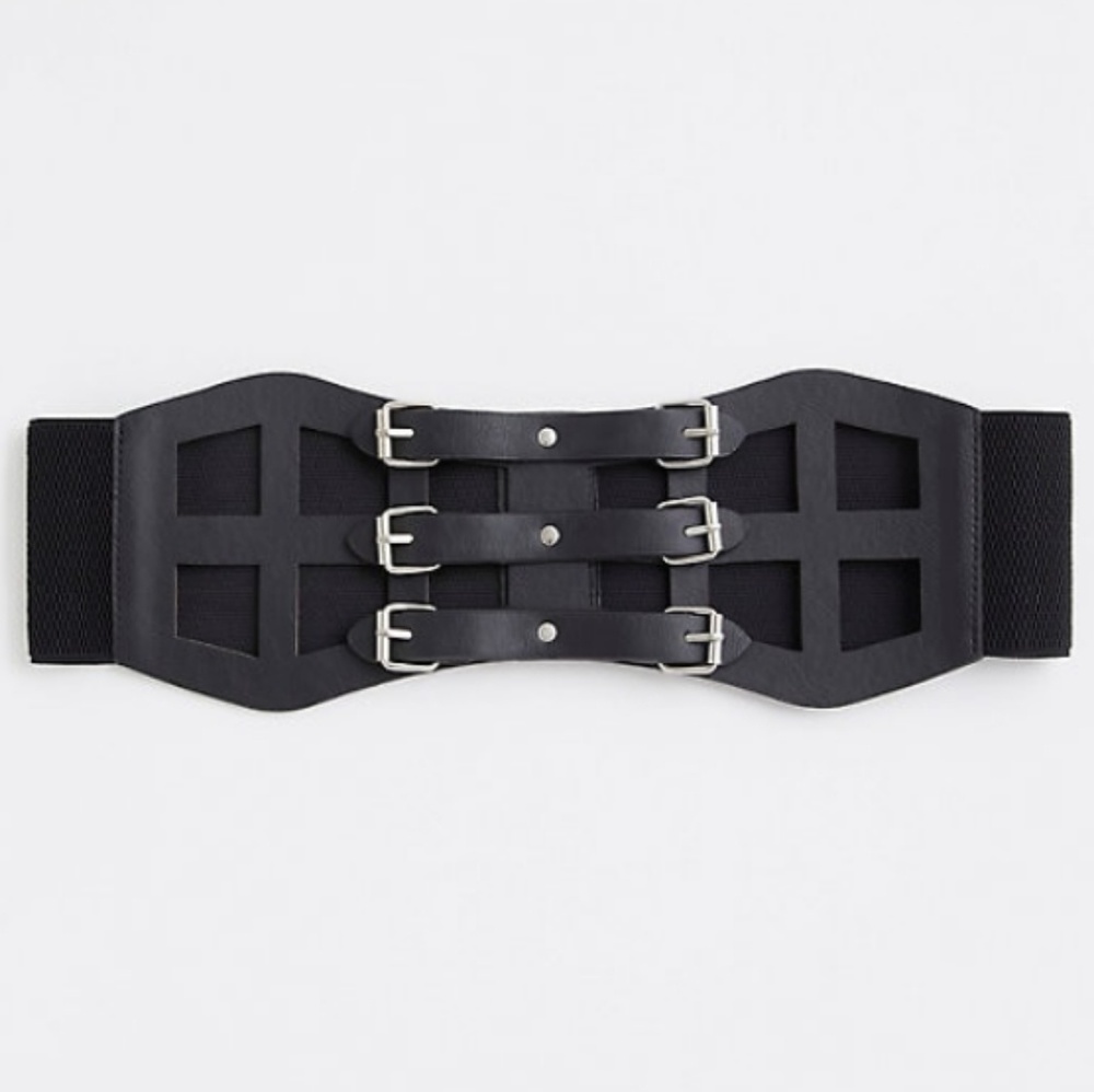 Torrid black buckle cutout